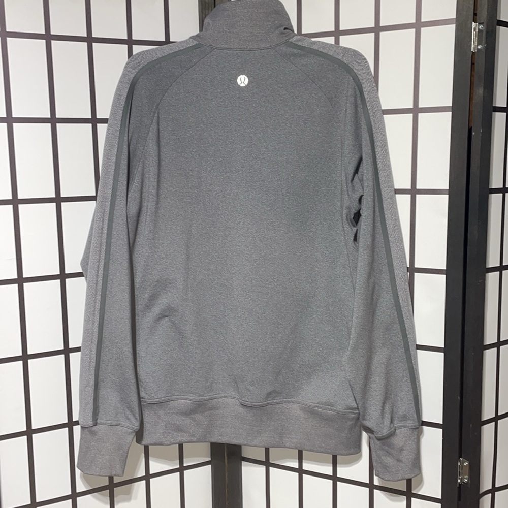 Lululemon Mens Kung Fu Jacket Full Zip Heathered Slate Gray - Picture 3 of 8